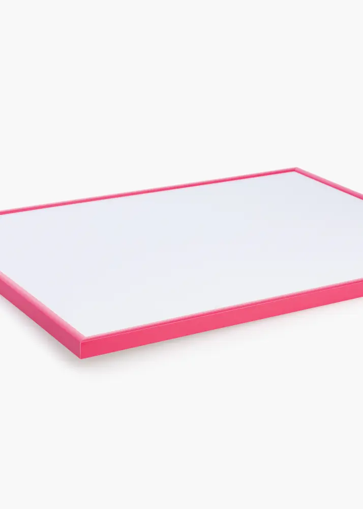 Ram med passepartou Rahmen New Lifestyle Hot Pink 30x40 cm - Passepartout Schwarz 8x12 inches