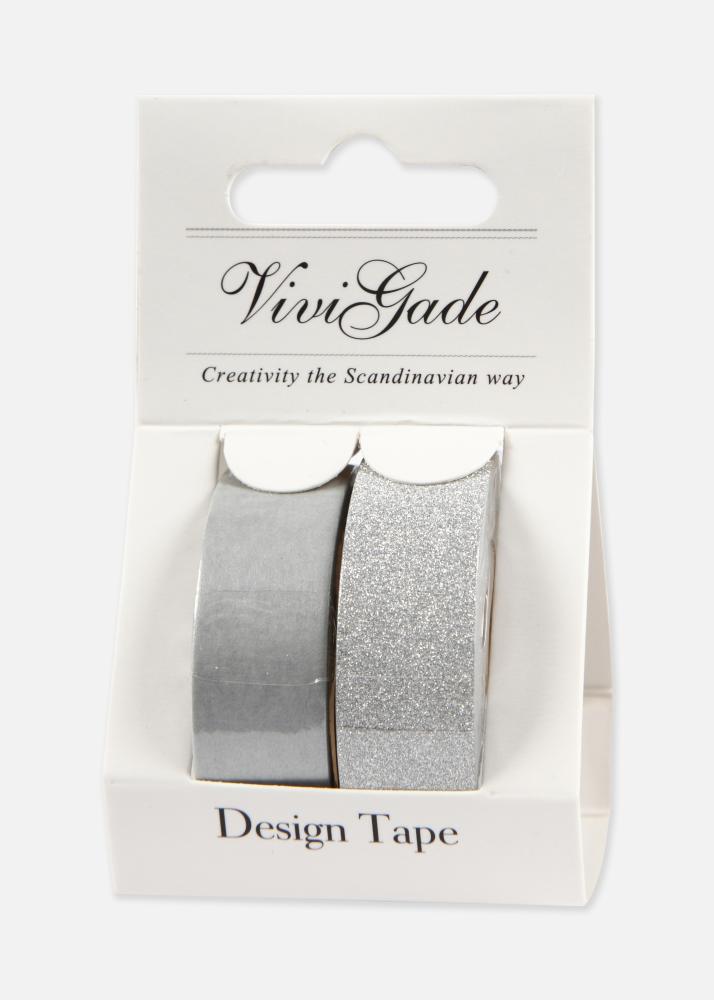 Creativ Company Washi Tape Silber 2 St.