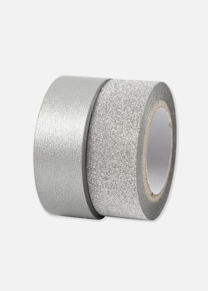 Creativ Company Washi Tape Silber 2 St.