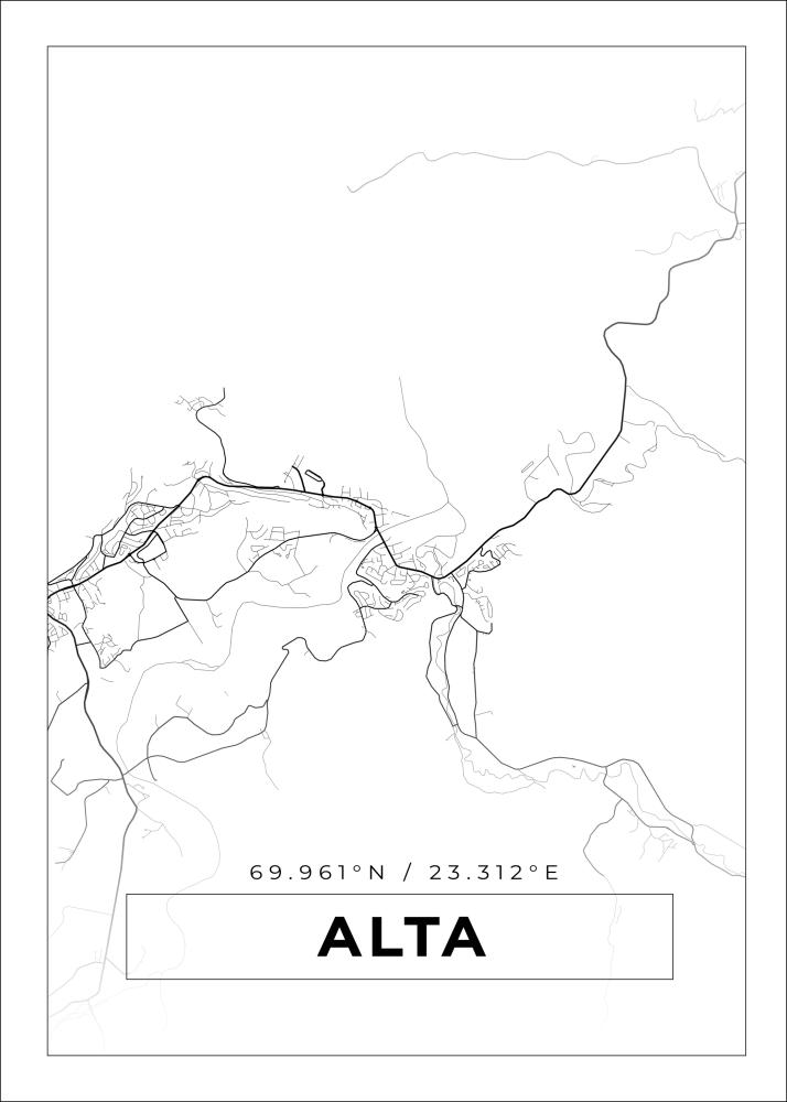 Bildverkstad Map - Alta - White