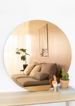 KAILA KAILA Runder Spiegel Rose Gold 110 cm Ø