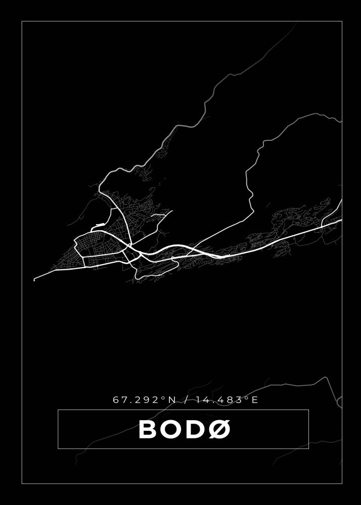 Bildverkstad Map - Bodø - Black