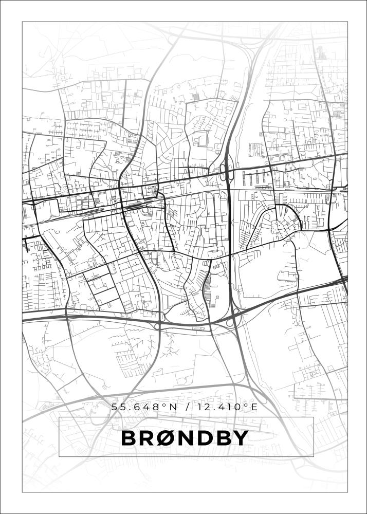 Bildverkstad Map - Brøndby - White