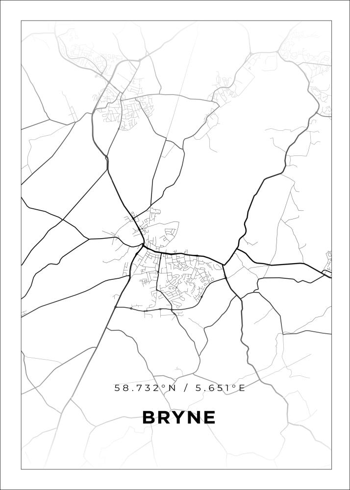 Bildverkstad Map - Bryne - White