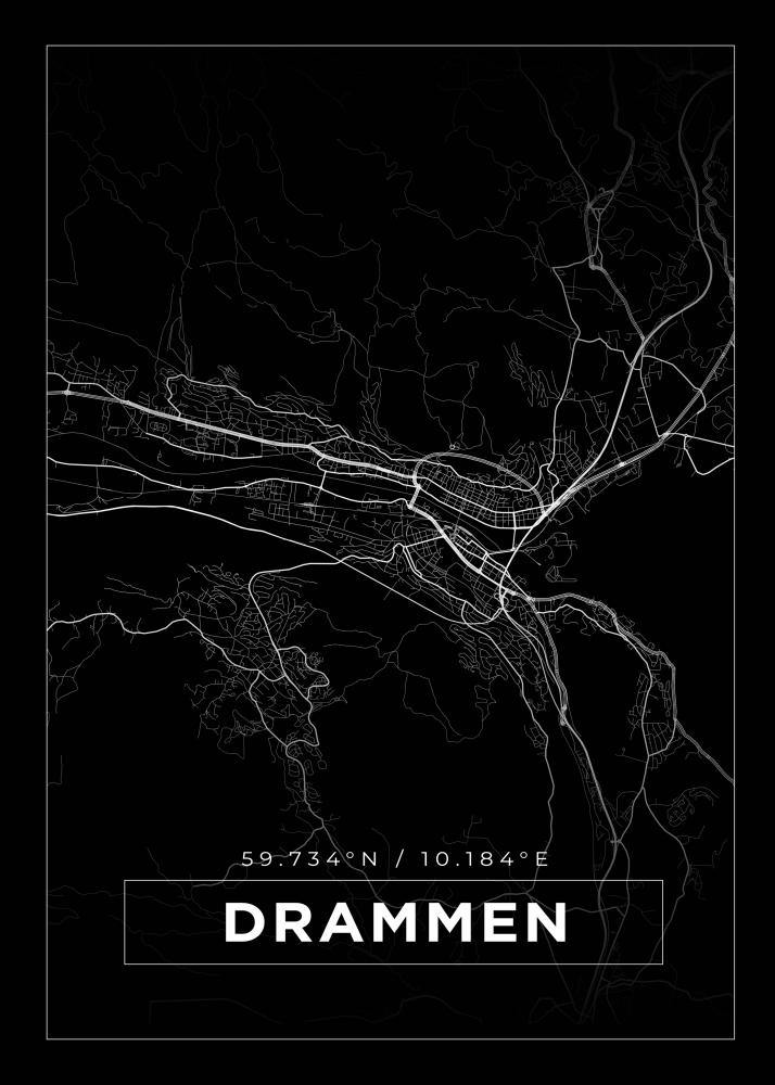 Bildverkstad Map - Drammen - Black