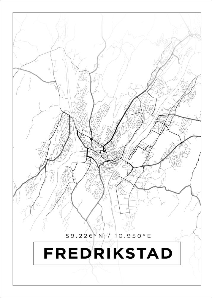 Bildverkstad Map - Fredrikstad - White