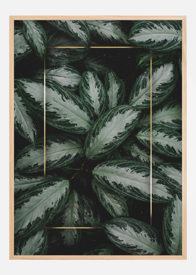 Bildverkstad Green Leaves Poster