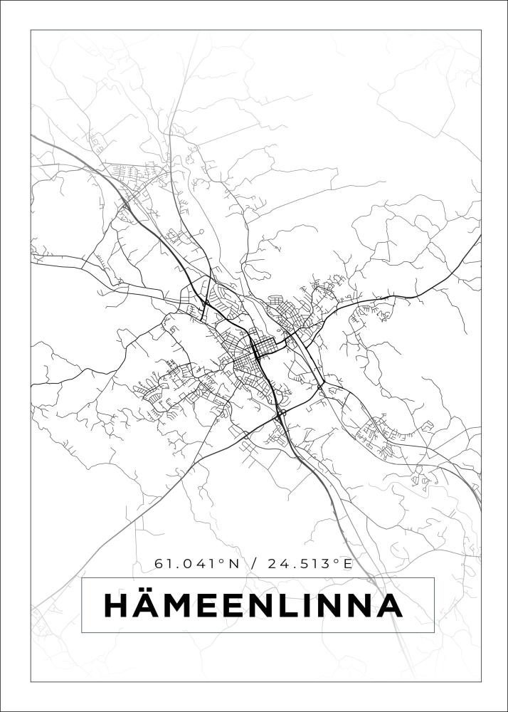 Bildverkstad Map - Hämeenlinna - White