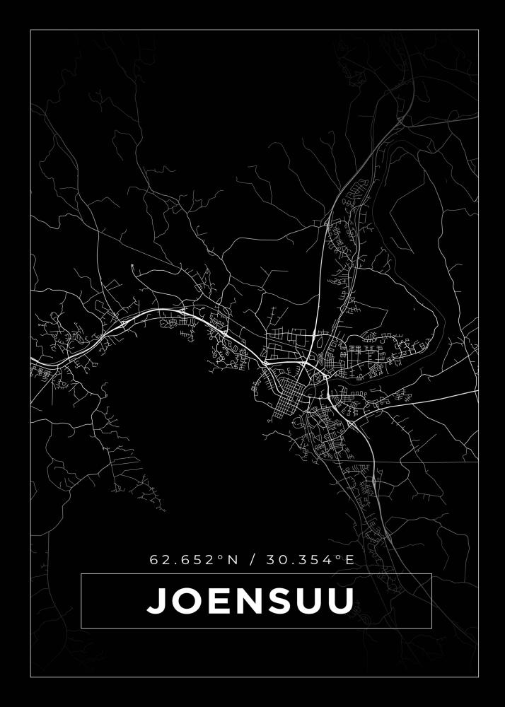 Bildverkstad Map - Joensuu - Black