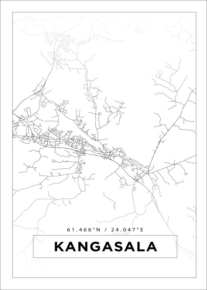 Bildverkstad Map - Kangasala - White