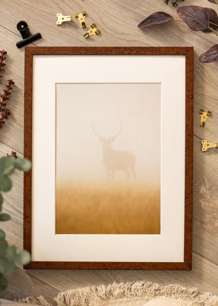 Mavanti Rahmen Ares Acrylglas Burr Walnut 21x29,7 cm (A4)