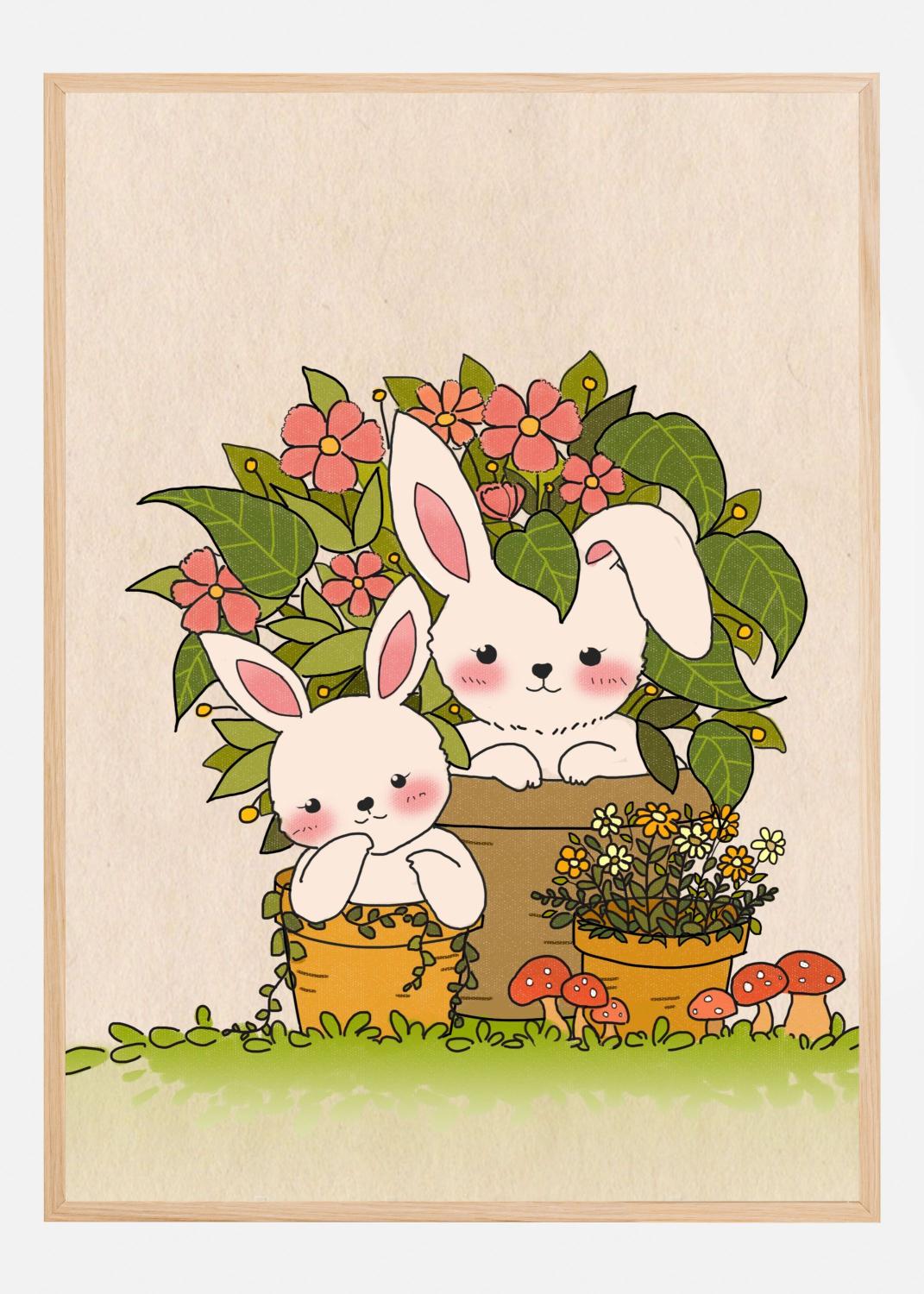 Product Image for Couple Bunny Poster (21x29.7 cm (A4))