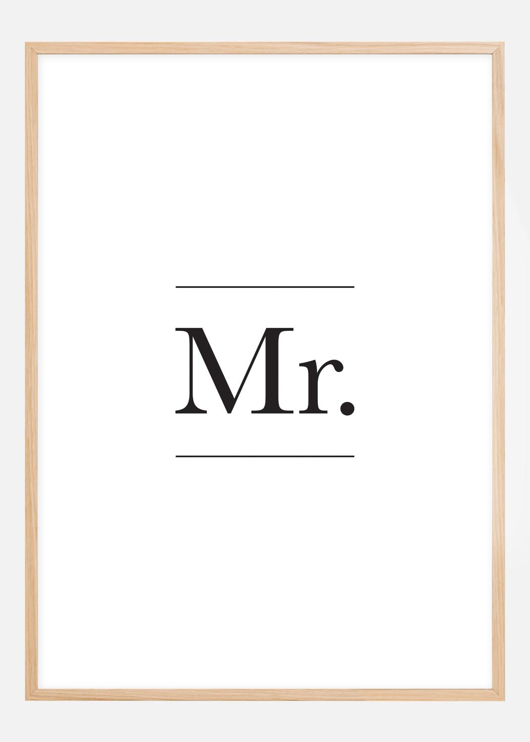 Product Image for Mr Poster (21x29.7 cm (A4))