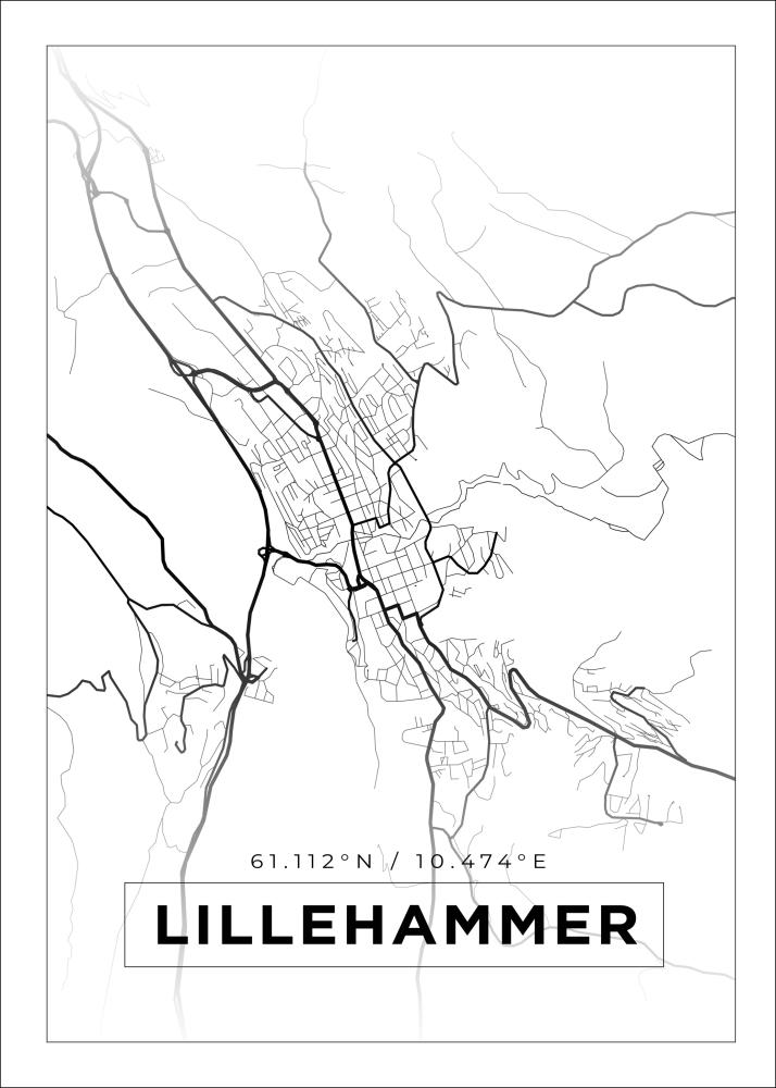 Bildverkstad Map - Lillehammer - White