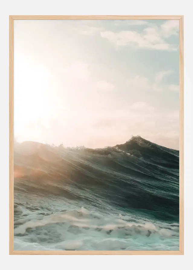 Bildverkstad Waves Poster