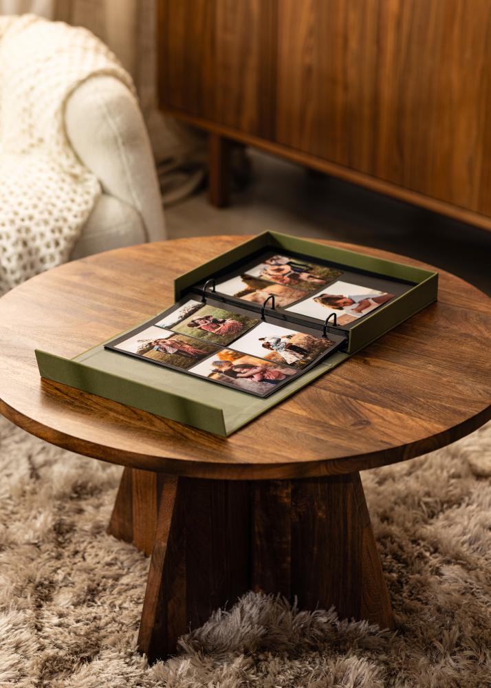 KAILA KAILA XOXO Olive - Coffee Table Photo Album (60 Schwarze Seiten)