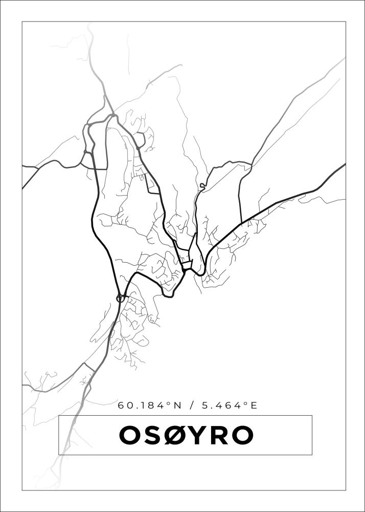 Bildverkstad Map - Osøyro - White