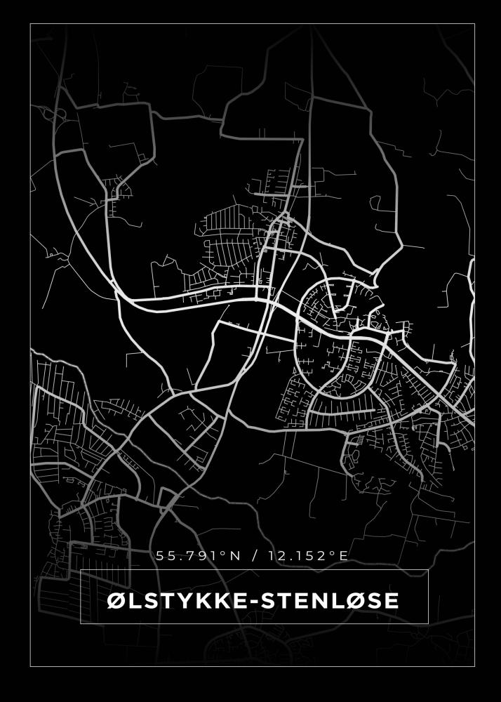 Bildverkstad Map - Ølstykke-Stenløse - Black