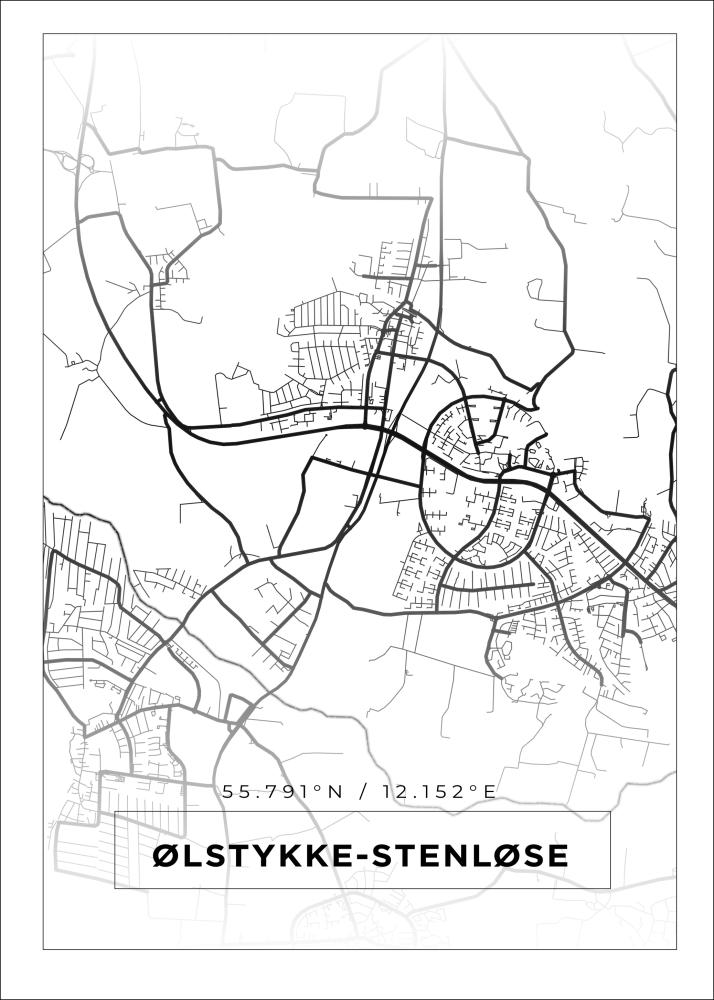 Bildverkstad Map - Ølstykke-Stenløse - White