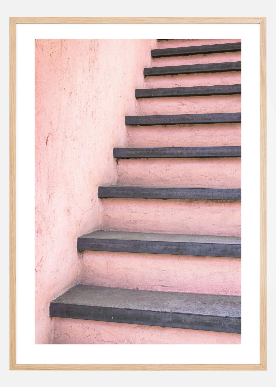 Product Image for Pink stairs Poster (21x29.7 cm (A4))