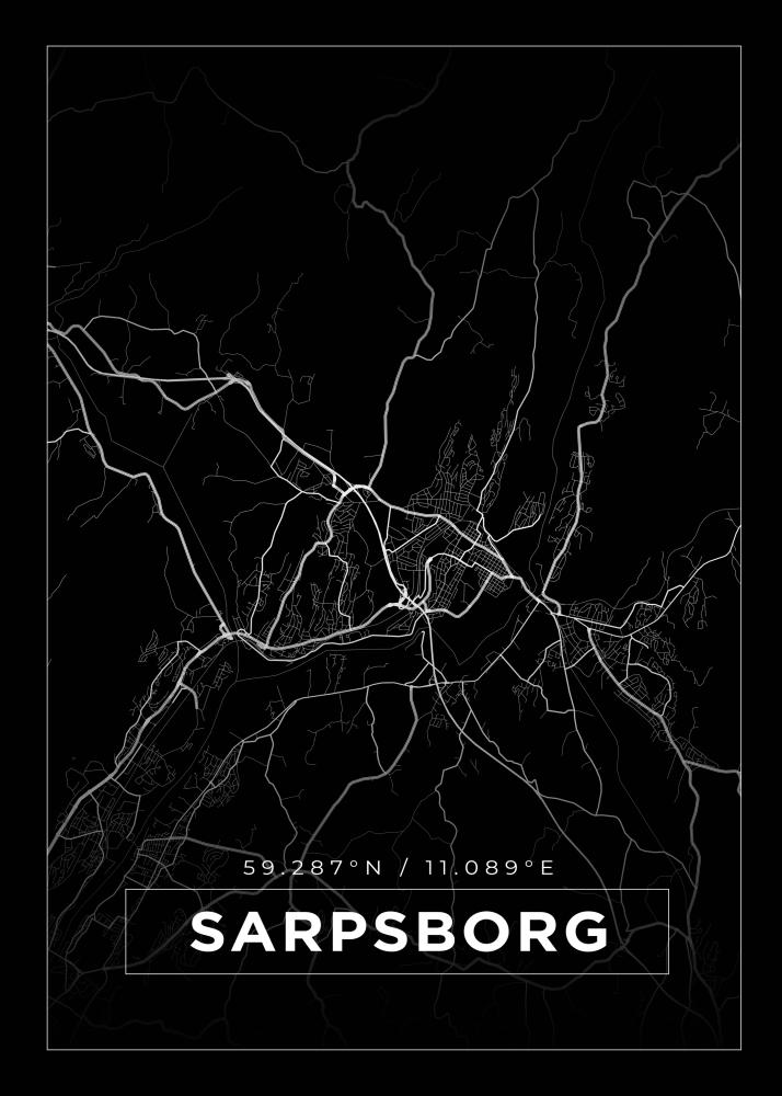 Bildverkstad Map - Sarpsborg - Black