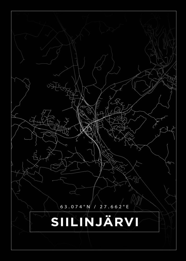 Bildverkstad Map - Siilinjärvi - Black