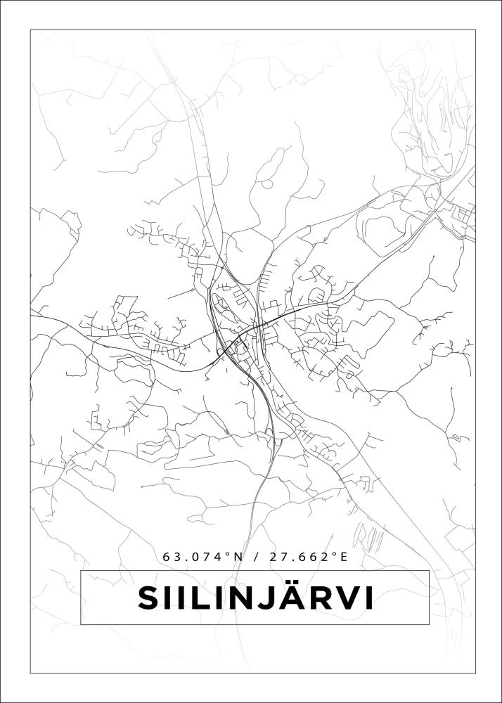 Bildverkstad Map - Siilinjärvi - White