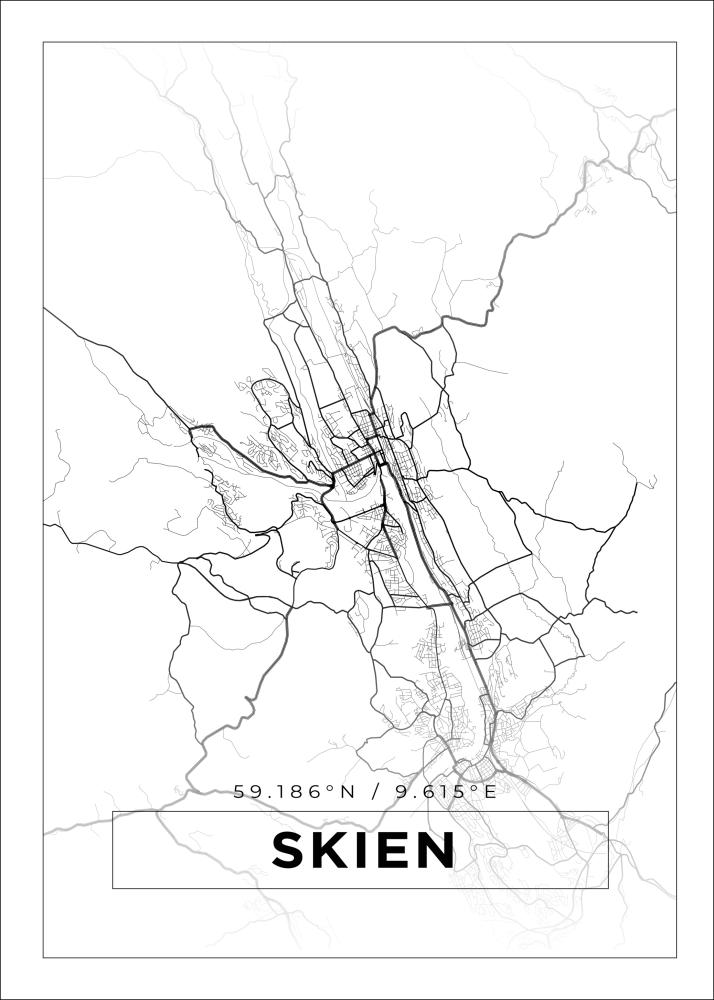 Bildverkstad Map - Skien - White