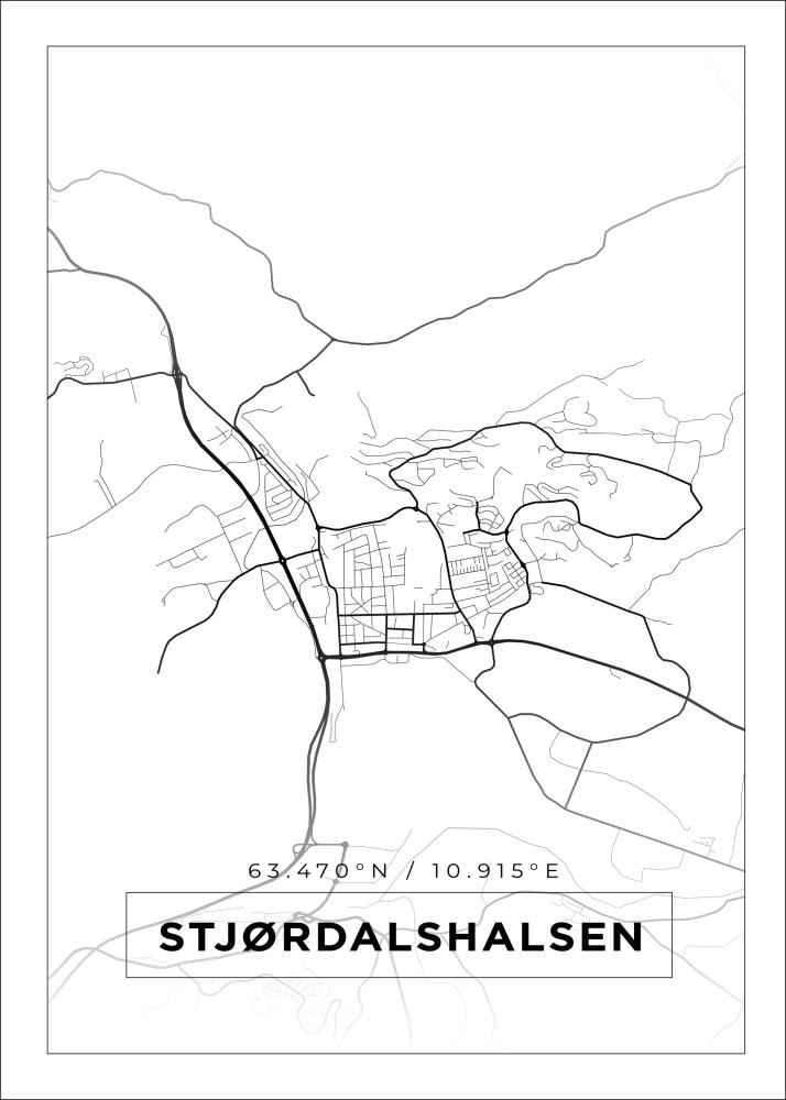 Bildverkstad Map - Stjørdalshalsen - White