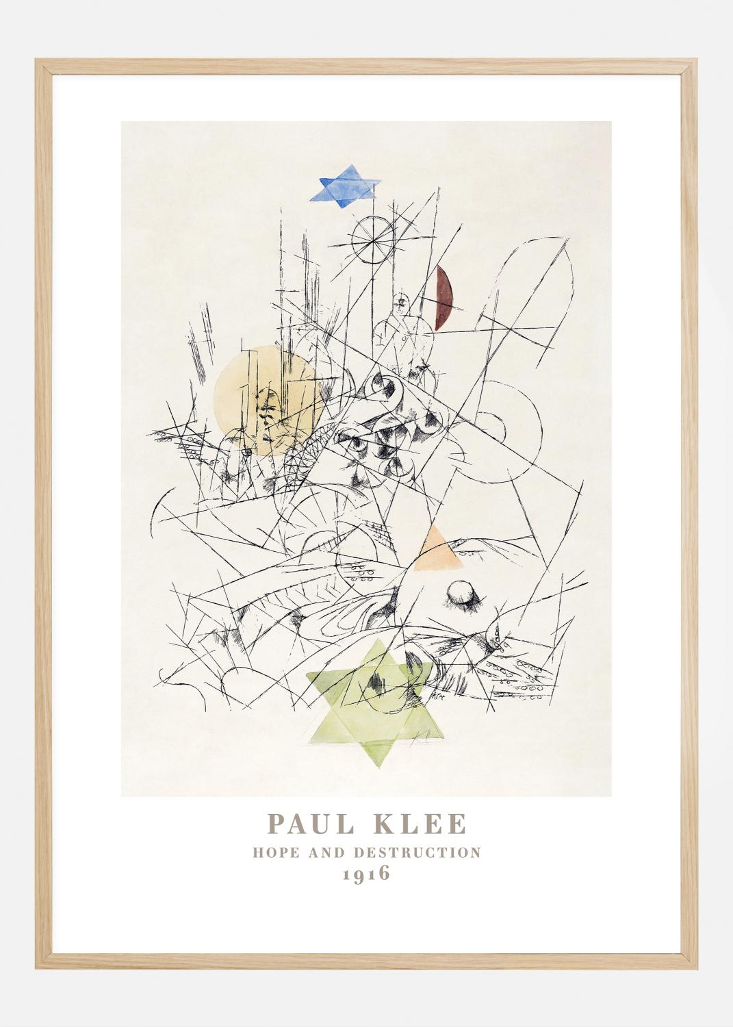 Product Image for Paul Klee - Hope and Destruction 1916 Poster (70x100 cm)