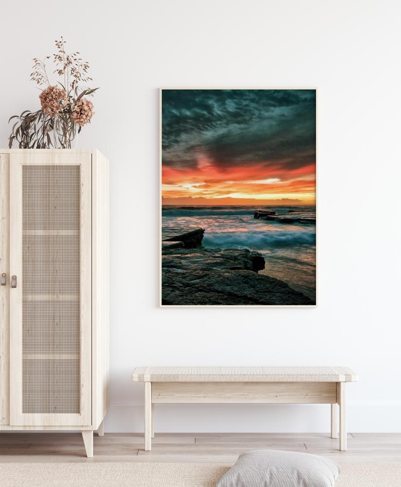 Bildverkstad Sunset Over Water Poster