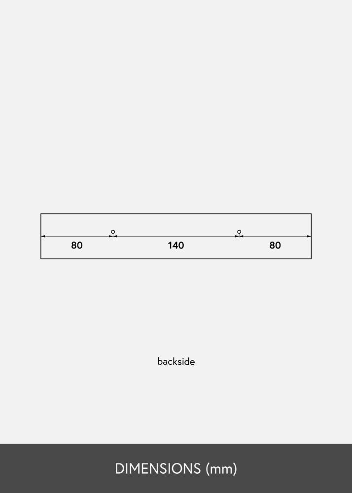 Artlink Bilderleiste Schwarz 30 cm