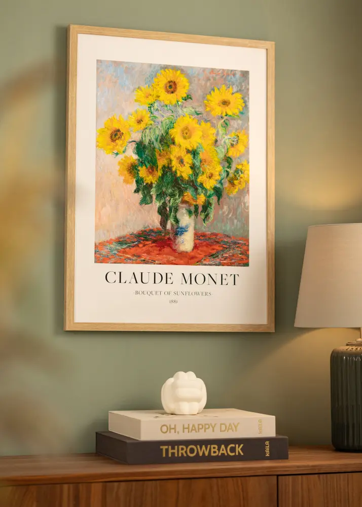 Mavanti Rahmen Hermes Acrylglas Natural Oak 60x60 cm