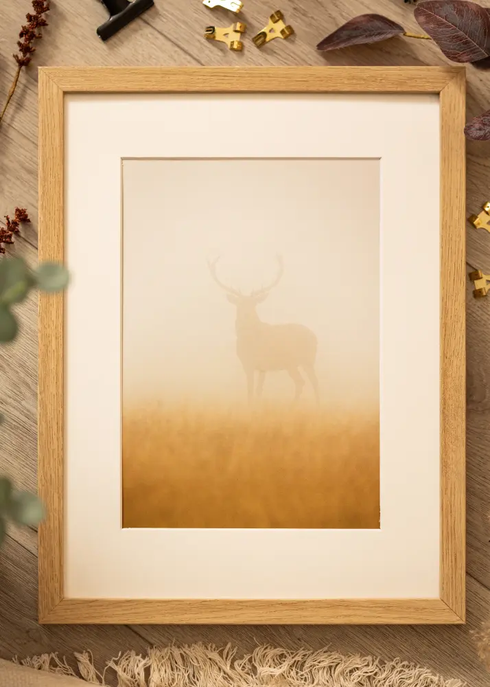 Mavanti Rahmen Hermes Acrylglas Natural Oak 60x60 cm