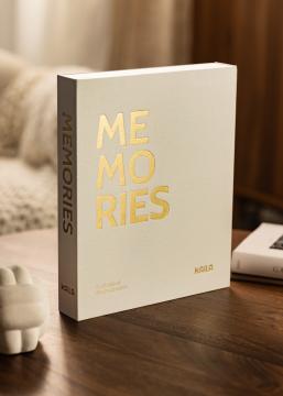 KAILA KAILA MEMORIES Cream - Coffee Table Photo Album (60 Schwarze Seiten)