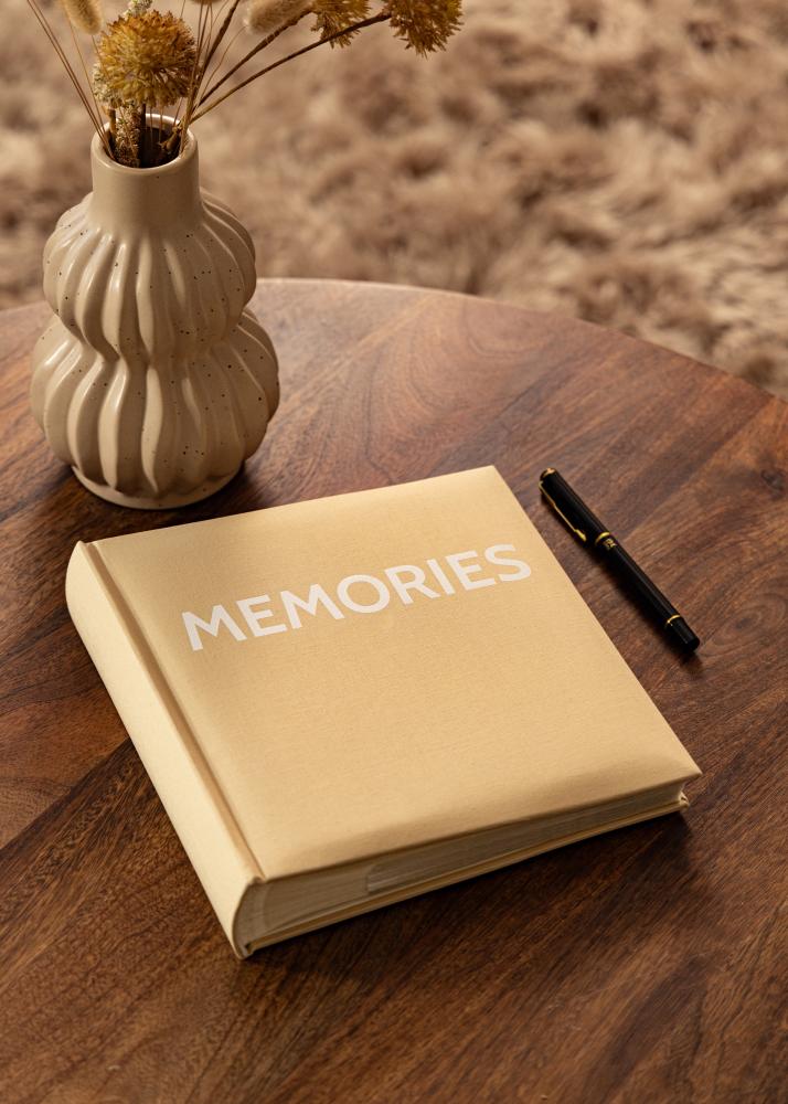 BGA Memories Linen Fotoalbum Beige - 200 Fotos Format 10x15 cm