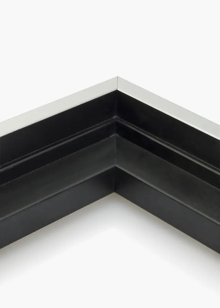 Mavanti Rahmen für Leinwand Reno Schwarz / Silber 40x80 cm