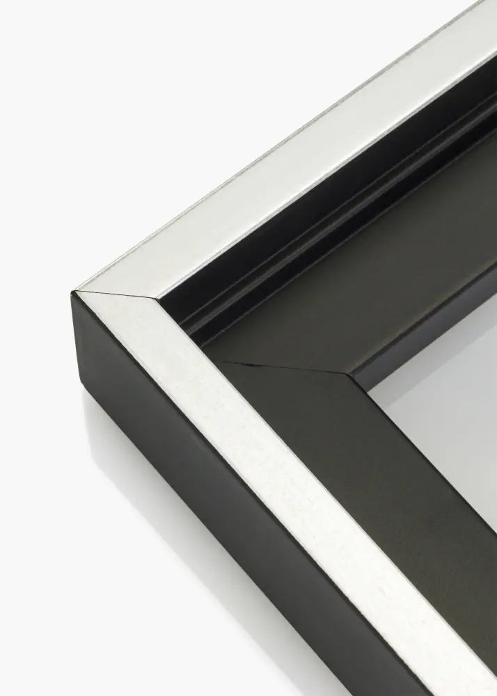 Mavanti Rahmen für Leinwand Reno Schwarz / Silber 40x80 cm