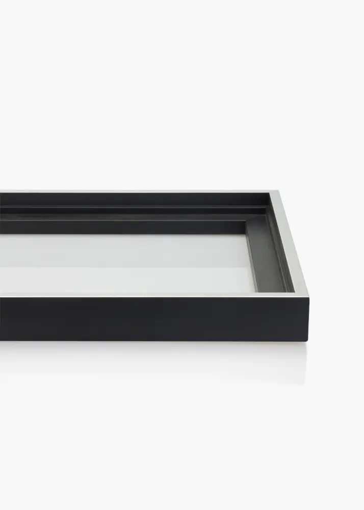 Mavanti Rahmen für Leinwand Reno Schwarz / Silber 40x80 cm