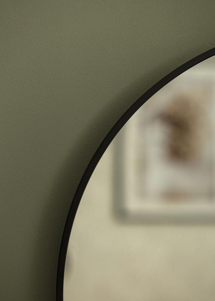 KAILA KAILA Round Mirror - Edge Black 60 cm Ø